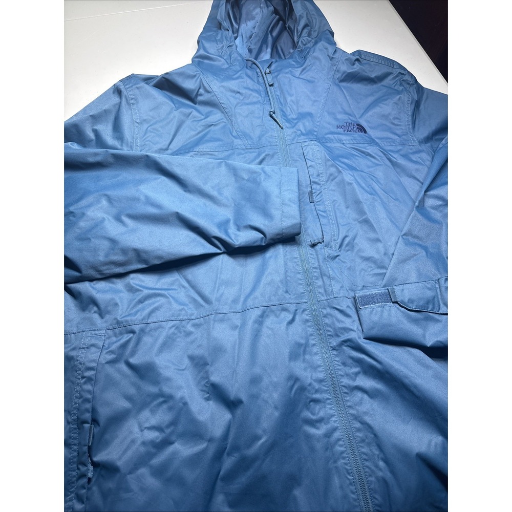 The North Face Men's Arrowood Triclimate Rain Jacket XXL Zip Up Dryvent Blue